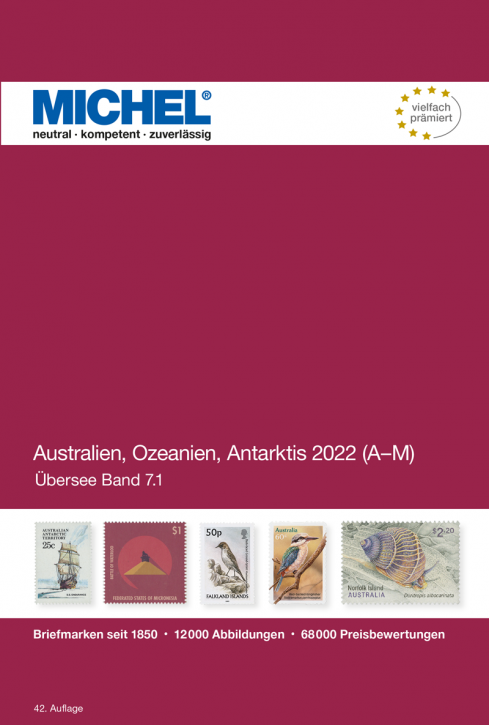 Australien/Ozeanien/Antarktis 2022 (Ü 7.1) – Band 1 A-M (E-Book)