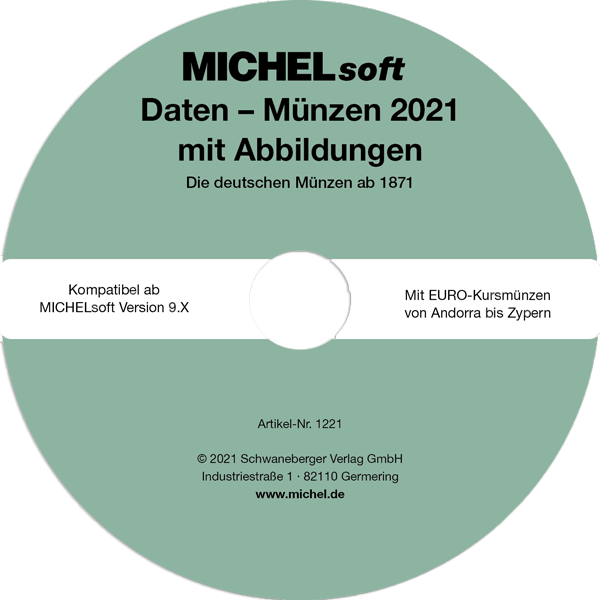 MICHEL-Daten/Update 2021 Münzen Deutschland – für Soft
