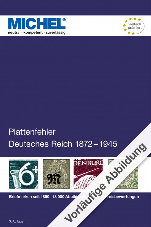 Plattenfehler Deutsches Reich 1872-1945