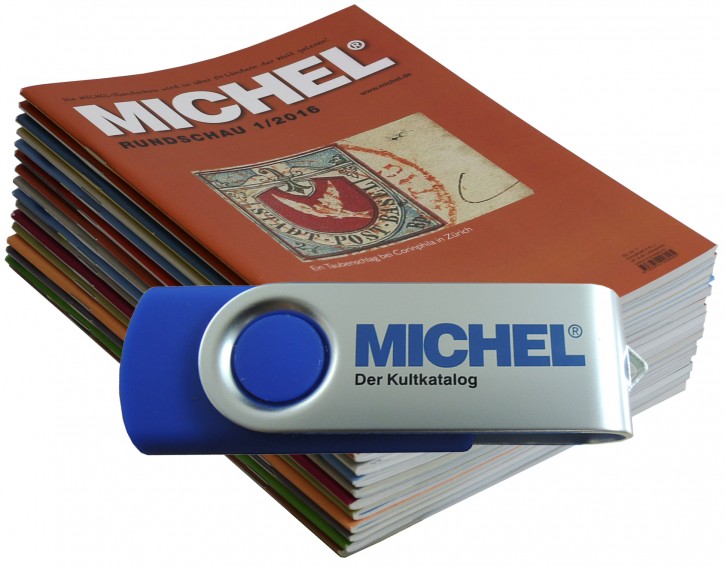 MICHEL-Rundschau-Jahrgang 2016 auf USB-Stick