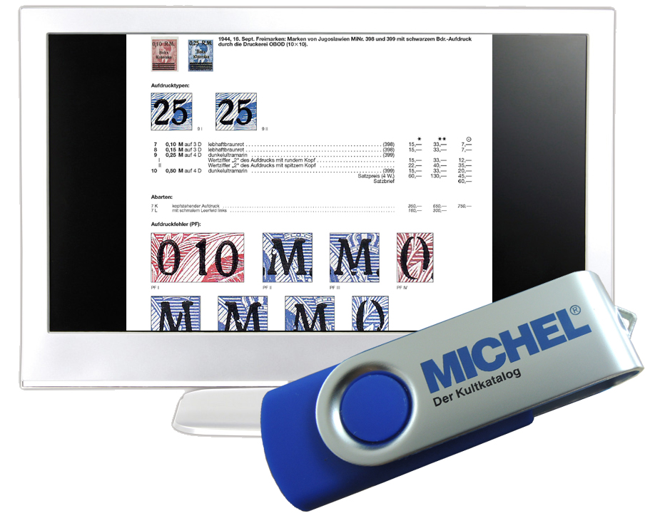 MeinMICHEL for Countries on USB Stick